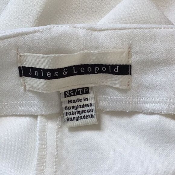 JULES & LEOPOLD NWT HIGH WAIST STRAIGHT LEG CROPPED PANTS EXTRA SMALL - Picture 5 of 8